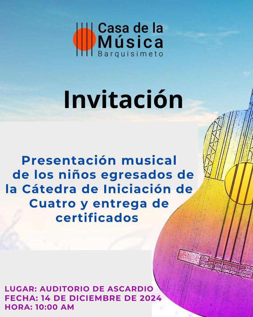 Casa de la Música Cierra el Año 2024 con Dos Eventos Imperdibles