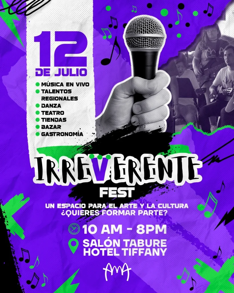 El Irreverente Fest 2025 calienta motores con rueda de prensa en Humo’s Café 3 ¿Estas listo para esto ⚡️20 artistas y una experiencia increible ✨️Llena de musica por descubr
