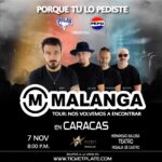 Malanga Regresa a Venezuela con un Concierto Inolvidable en Caracas