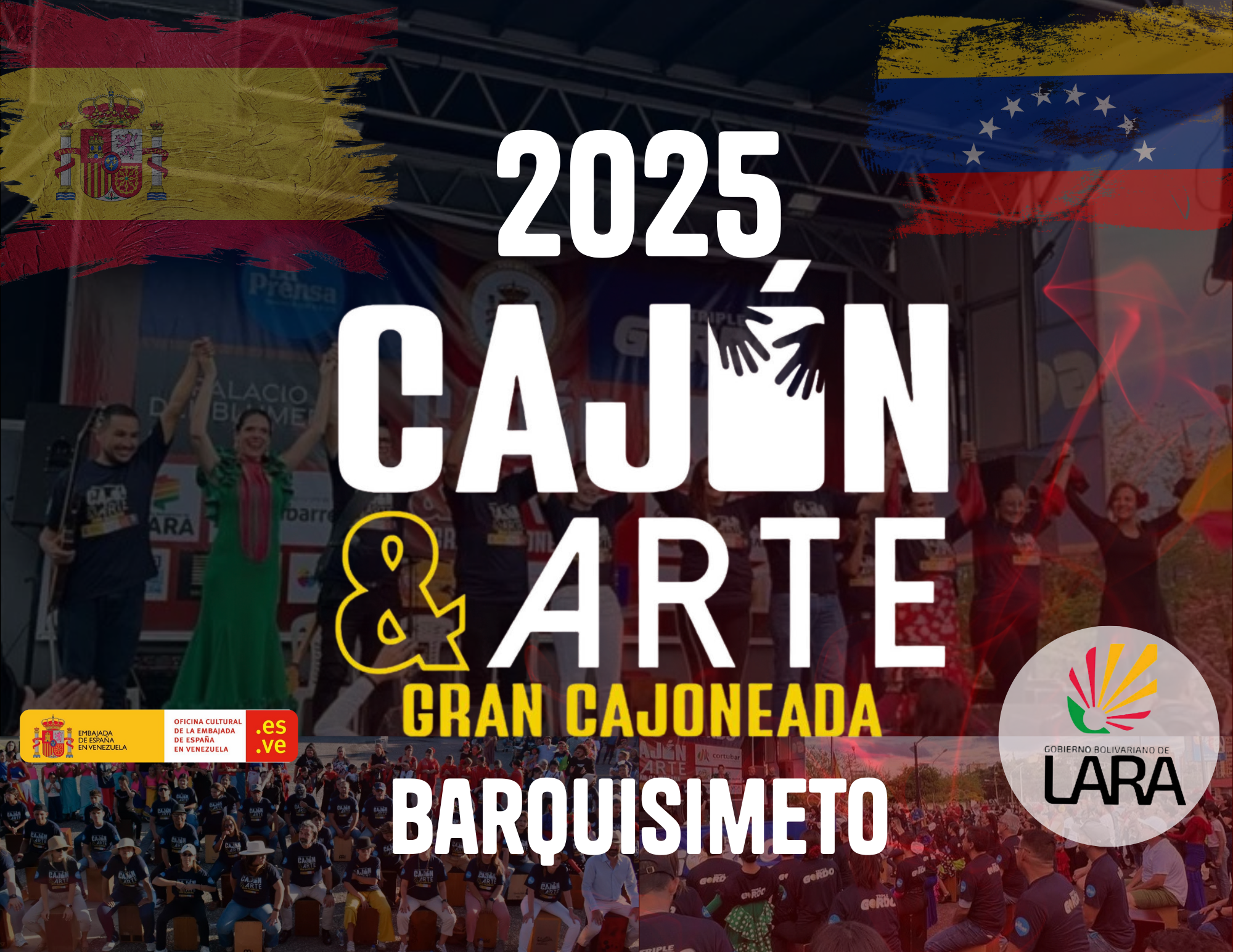 “Cajón & Arte: La Gran Cajoneada” Regresa a Barquisimeto en su Tercer Ritmo Cultural