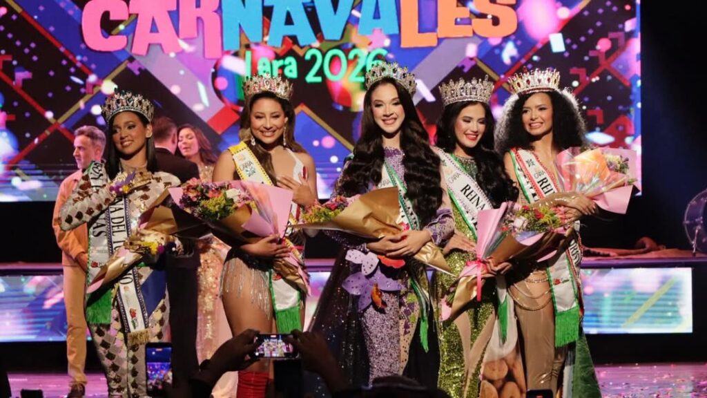 Iribarren se lleva la corona: Aura Croce es coronada Reina de los Carnavales Lara 2026 en el Teatro Juares 12 @auracroce Reina de los Carnavales Lara 2026@anavsambrano Reina de la Cultura @vanermybenitezz R