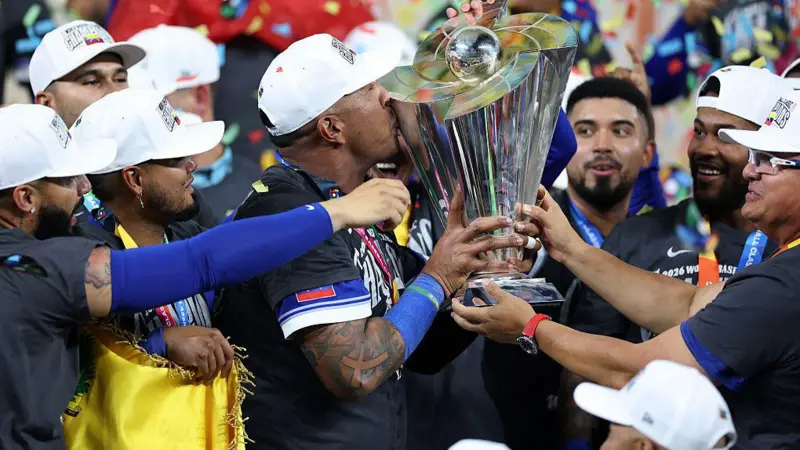 ¡Venezuela hace historia! La Vinotinto se corona Campeona del Clásico Mundial de Béisbol 2026