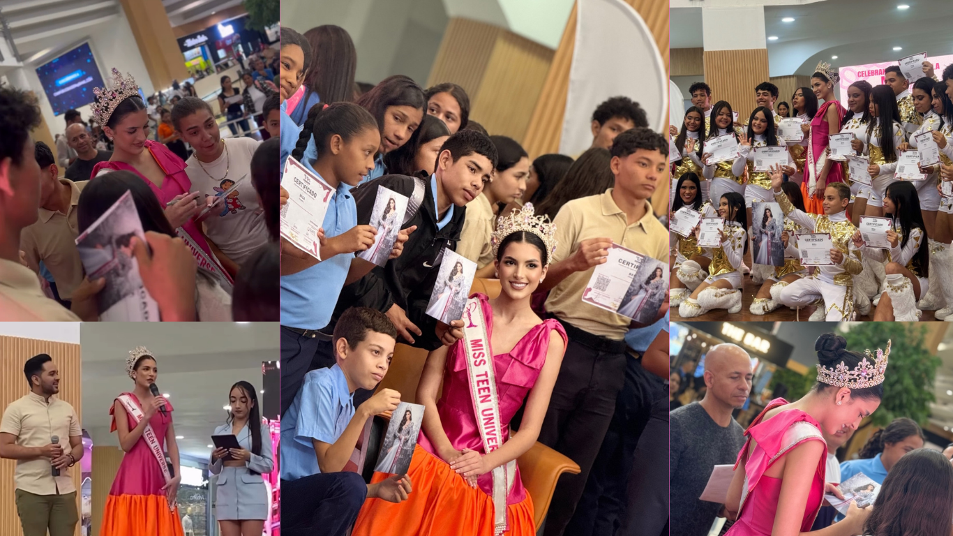 Éxito Rotundo: Amira Moreno, Miss Teen Universe 2025, entregó más de 500 becas de inglés en Barquisimeto